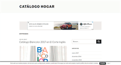 Desktop Screenshot of catalogohogar.com